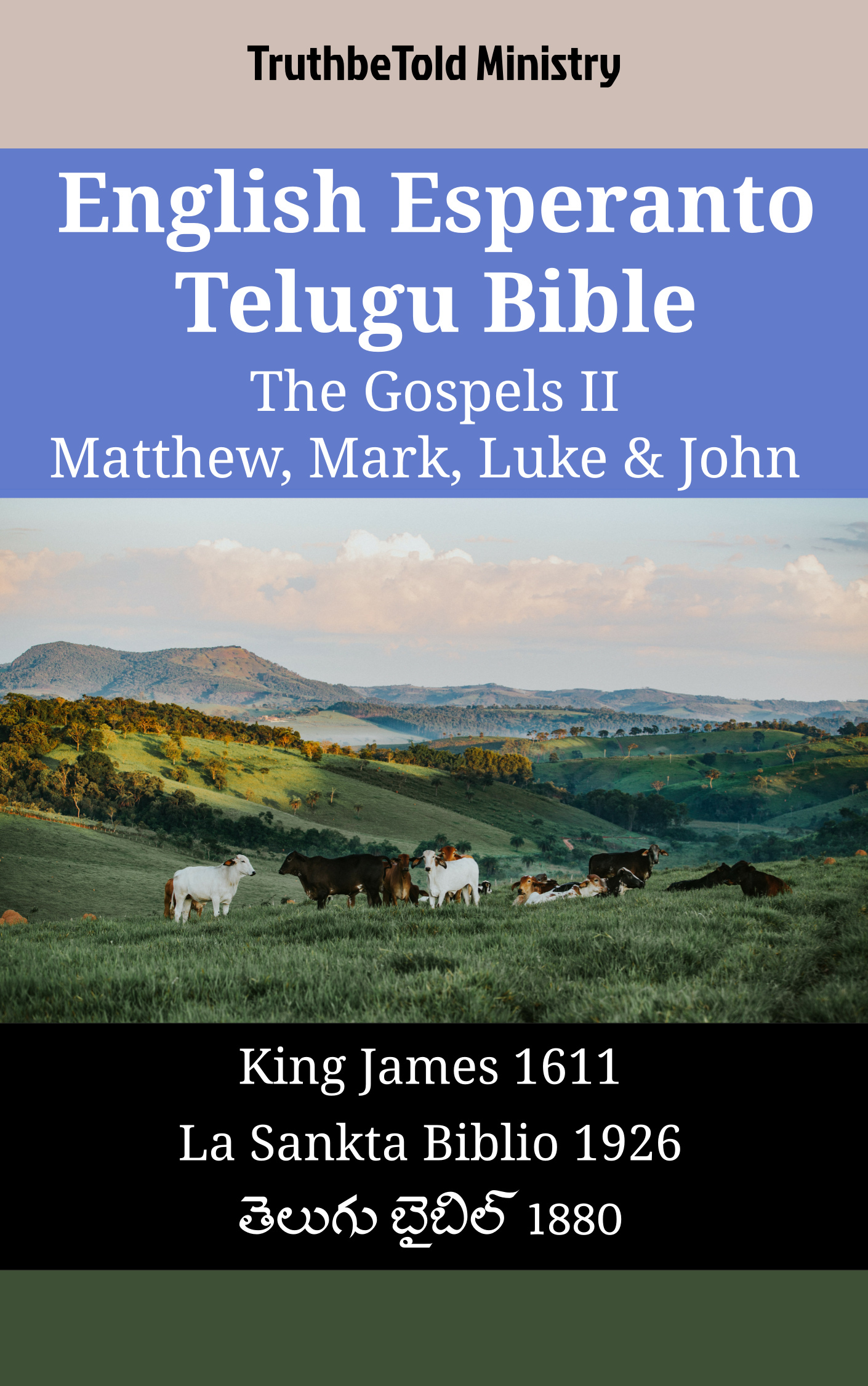 English Esperanto Telugu Bible - The Gospels II - Matthew, Mark, Luke & John