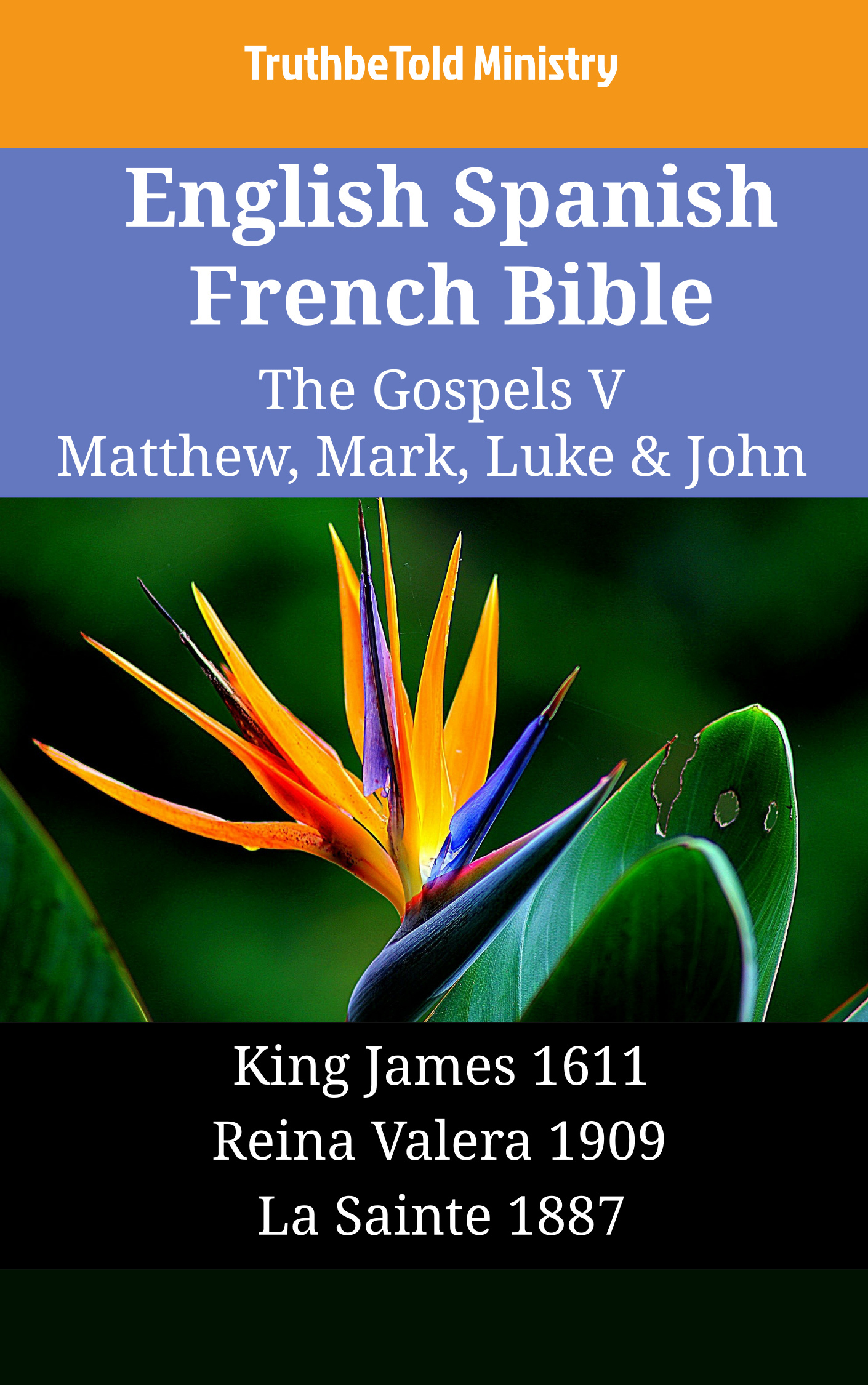 English Spanish French Bible - The Gospels V - Matthew, Mark, Luke & John